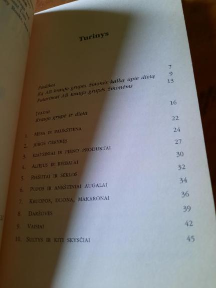 Lieknėkite į sveikatą, A (2) kraujo grupė