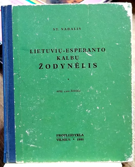Lietuvių-esperanto kalbų žodynėlis - Stasys Sabalis, knyga