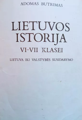 Lietuvos istorija VI-VII kl.