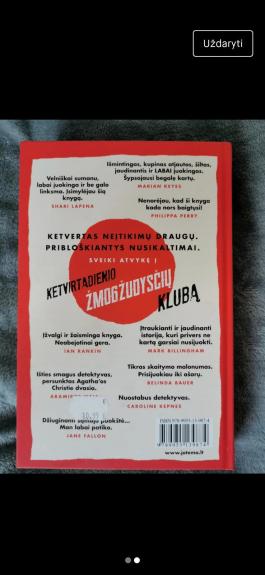 Ketvirtadienio žmogžudysčių klubas - Richard Osman, knyga 1