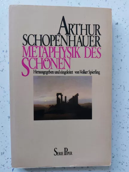 Metaphysik des Schönen - Arthur Schopenhauer, knyga