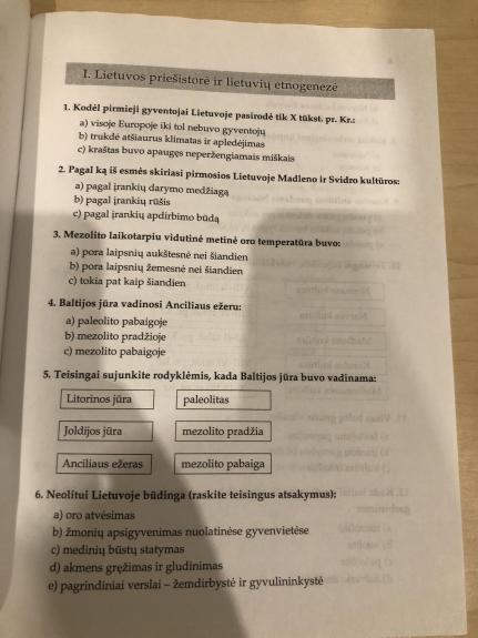 Lietuvos istorijos testai ir užduotys 11  klasei - Rimutė Morozovienė, knyga 1