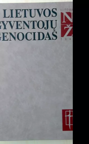 Lietuvos gyventojų genocidas, 1948 (N–Ž), III tomas