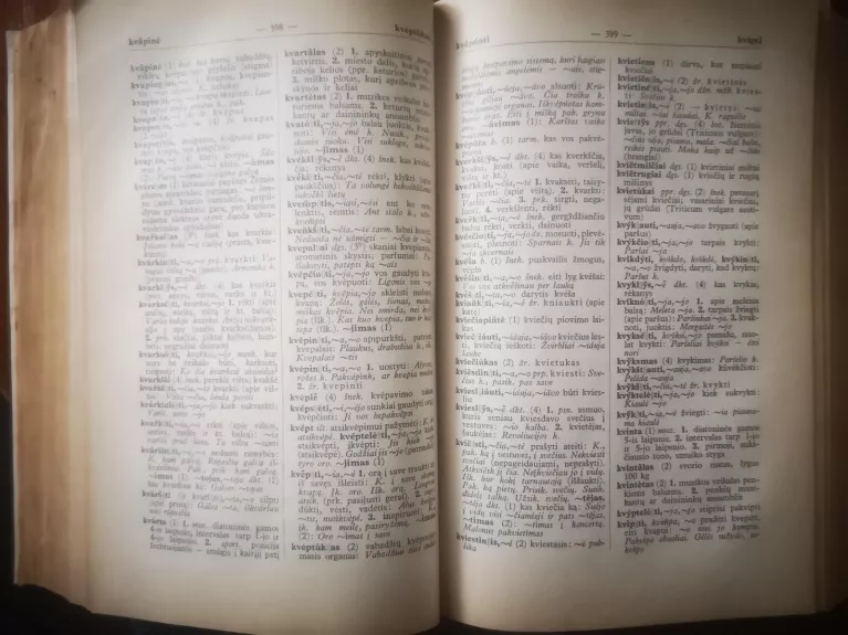 Dabartinės lietuvių kalbos žodynas - Juozas Balčikonis, knyga 1