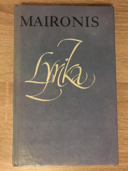 Lyrika -  Maironis, knyga