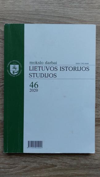 Mokslo darbai. Lietuvos istorijos studijos.