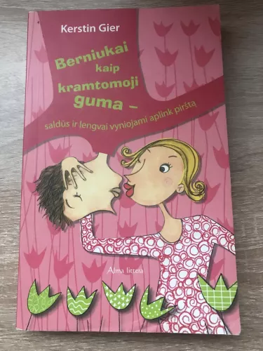 Berniukai kaip kramtomoji guma-saldūs ir lengvai vyniojami aplink pirštą - Kerstin Gier, knyga