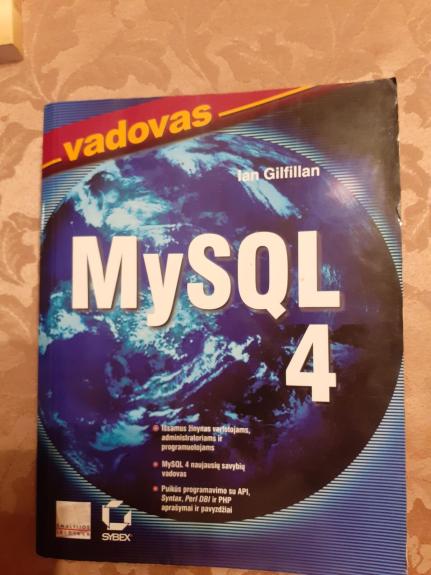 MySQL 4 vadovas