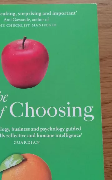 The Art of Choosing - Sheena Iyengar, knyga 1