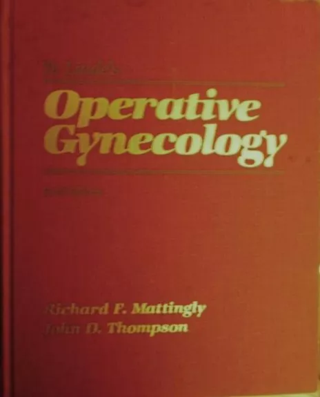 Operative gynecology