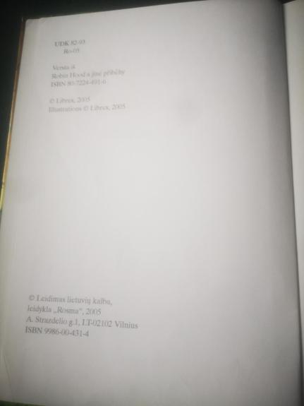 Robinas Hudas ir kitos pasakos