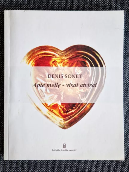 Apie meilę - visai atvirai - Denis Sonet, knyga