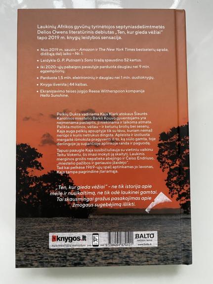 Ten, kur gieda vėžiai - Delia Owens, knyga 1