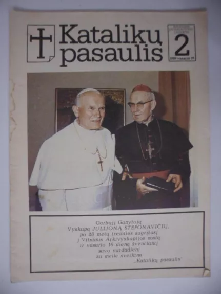 katalikų pasaulis 1989 Nr. 2 - Autorių Kolektyvas, knyga