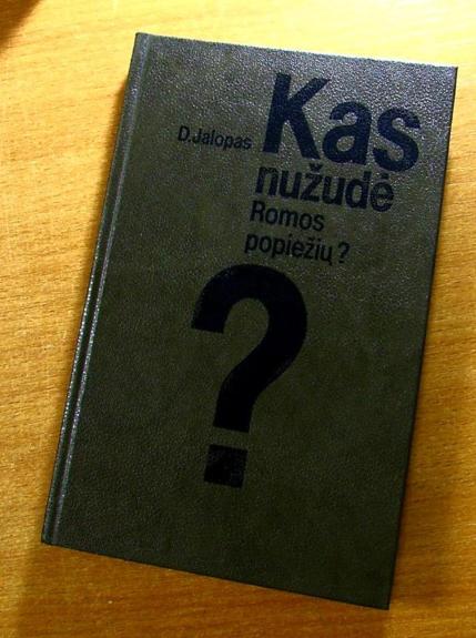 Kas nužudė Romos popiežių?