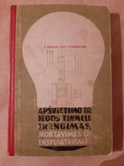 Apšvietimo ir jėgos tinklų įrengimas, montavimas ir eksploatavimas - T. Braininas V. Ivanovas, knyga 1