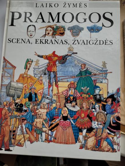 Pramogos. Scena, ekranas, žvaigždės