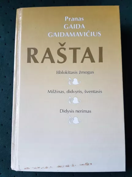 Raštai. Išblokštasis žmogus. Milžinas, didvyris, šventasis. Didysis nerimas