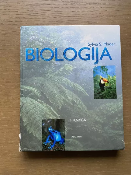 silvia mader biologija 1 knyga - Silvia Mader, knyga 1
