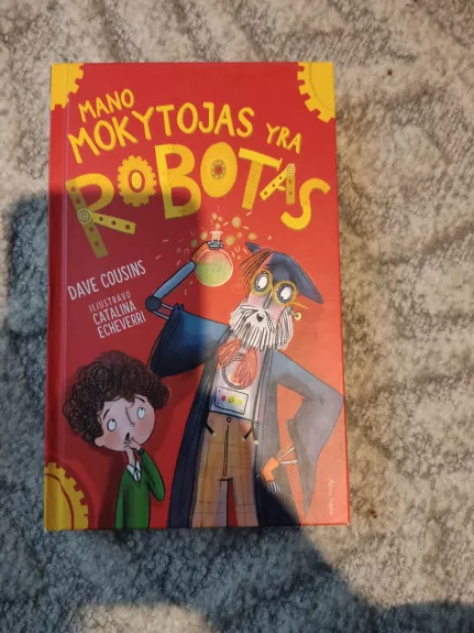 Mano mokytojas yra robotas - Dave Cousins, knyga