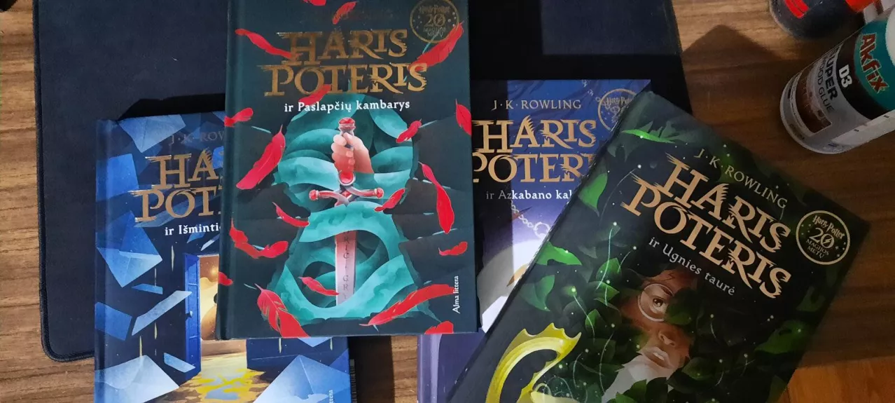 Haris Poteris 1-4 dalys - Rowling J. K., knyga 1