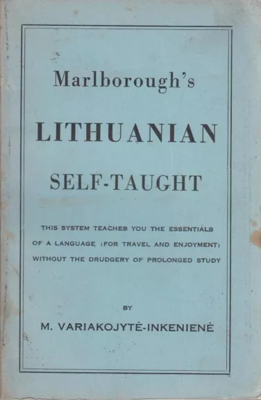 Lithuanian self-taught, Marlboroughs self-taught series