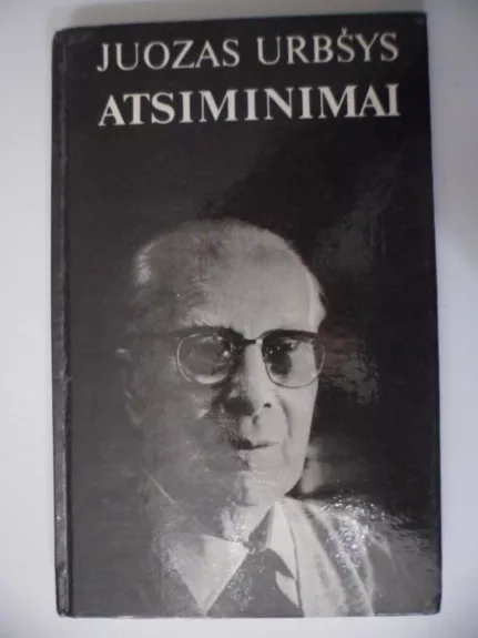 Atsiminimai - Juozas Urbšys, knyga