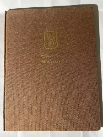 XVI-XIX a. siuviniai - Liuda Gaigalienė, knyga 1
