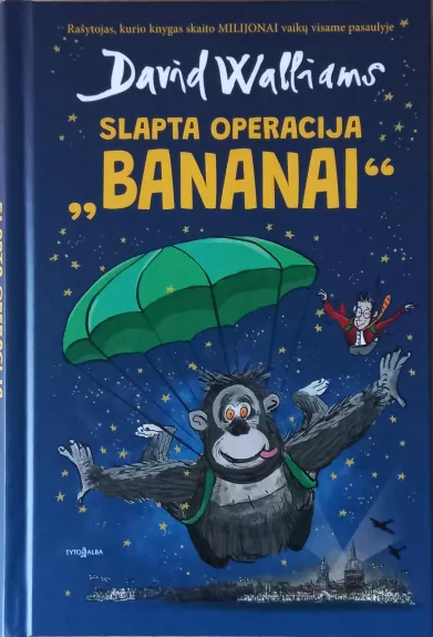 Slapta operacija „Bananai“ - David Walliams, knyga