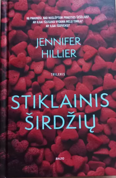 Stiklainis širdžių - Jennifer Hillier, knyga