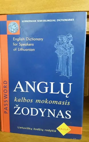 Anglų kalbos mokomasis žodynas su lietuviškų žodžių rodykle
