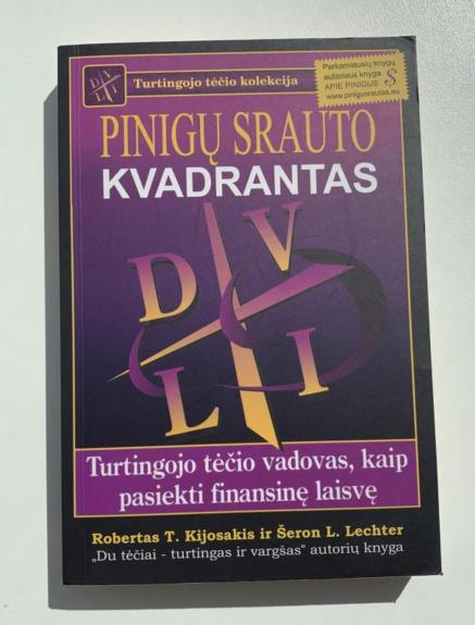 PINIGŲ SRAUTO KVADRANTAS.  Turtingojo tėčio vadovas, kaip pasiekti finansinę laisvę - Autorių Kolektyvas, knyga