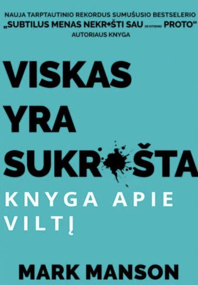 Viskas yra sukrušta. Knyga apie viltį