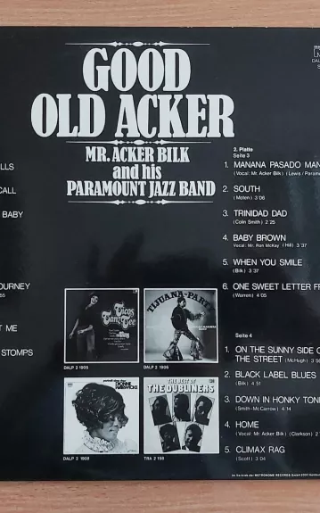 Good old Acker - Acker Bilk And His Paramount Jazz Band, plokštelė 1