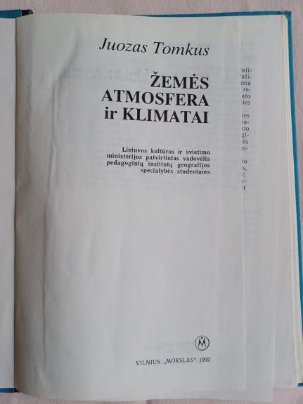 Žemės atmosfera ir klimatai - Juozas Tomkus, knyga 1
