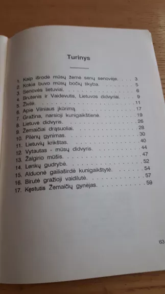 Lietuvos senovės istorijos pasakos -  Šatrijos Ragana, knyga 1