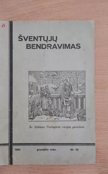 Šventųjų bendravimas 1931 Nr. 12