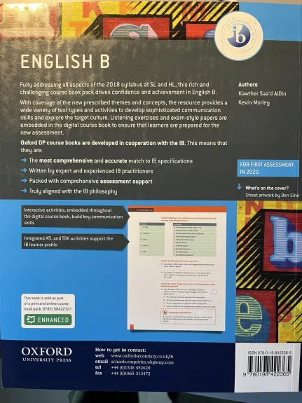English B. Second Edition. IB Diploma Programme - Autorių Kolektyvas, knyga 1