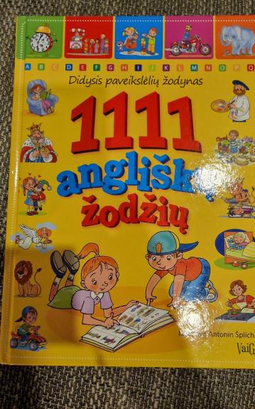 "1111 angliškų žodžių. Didysis paveikslėlių žodynas"