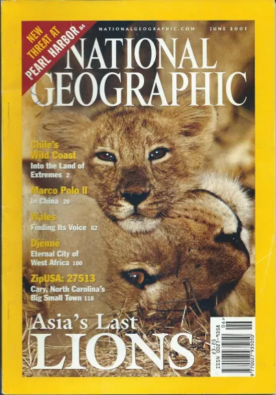National Geographic 2001 06 - National Geographic , knyga
