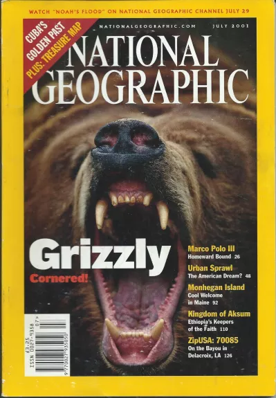 National Geographic 2001 07 - National Geographic , knyga