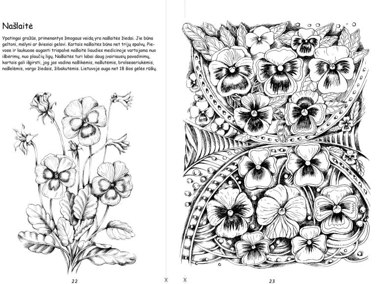 Lietuvos gėlės - Jūratė Leikaitė, knyga 1