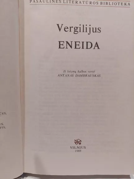 Eneida - Autorių Kolektyvas, knyga
