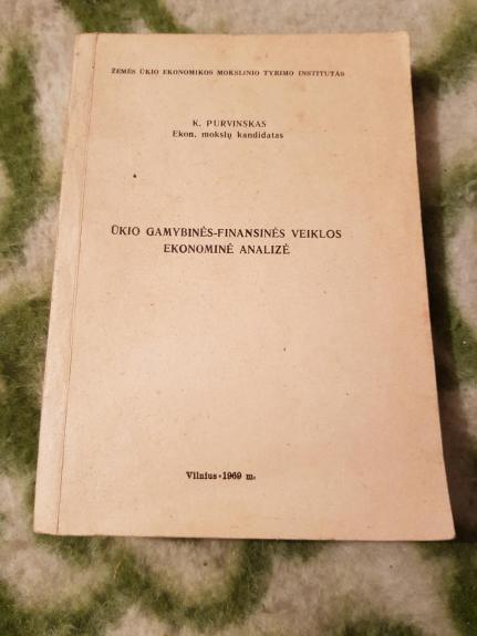 Ūkio gamybinės-finansinės veiklos ekonominė analizė
