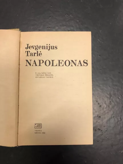 Napoleonas - Jevgenijus Tarlė, knyga 1