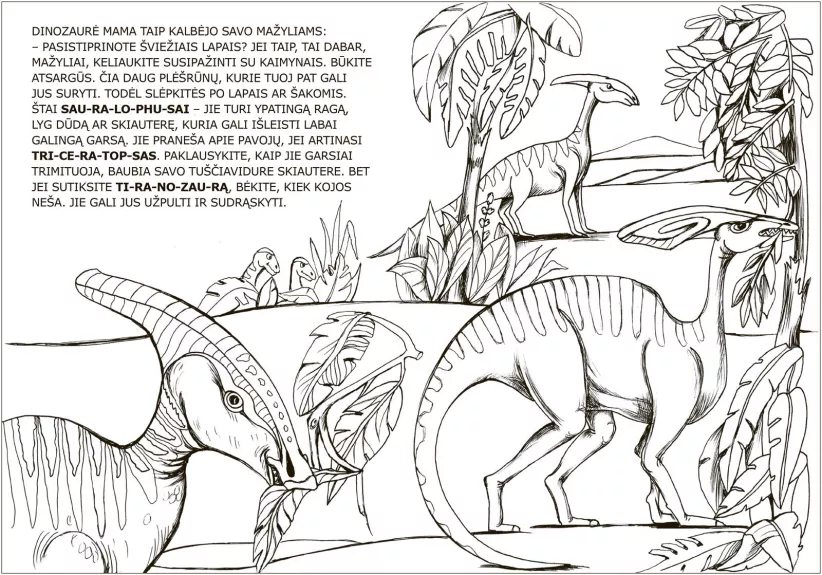 Viena diena dinozaurų šalyje - Jūratė Leikaitė, knyga 1