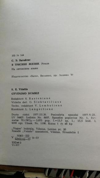Gyvenimo dumble - S.E. Vitaitis, knyga 1