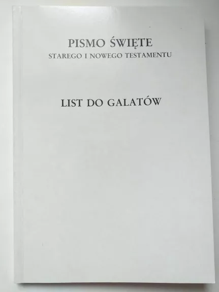 List do Galatow  (Laiškas Galatams)