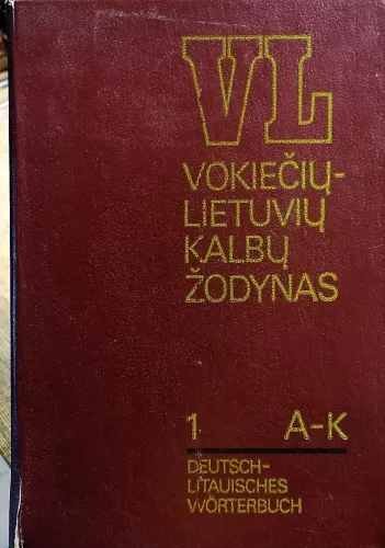Vokiečių-lietuvių kalbų žodynas (2 tomai) - J. Križinauskas, knyga