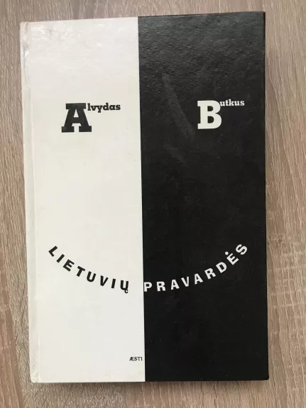 Lietuvių pravardės - Alvydas Butkus, knyga